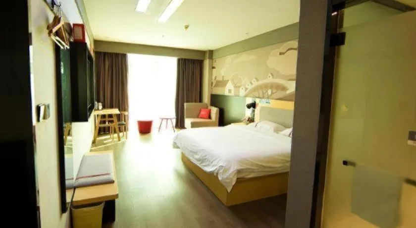 Bed in Thank Inn Jiangxi Nanchang Anyi County Fenghuangshan Industrial Park