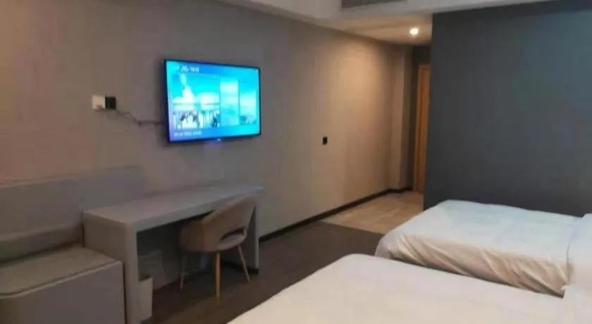 Bed in Thank Inn Jiangxi Nanchang Anyi County Fenghuangshan Industrial Park