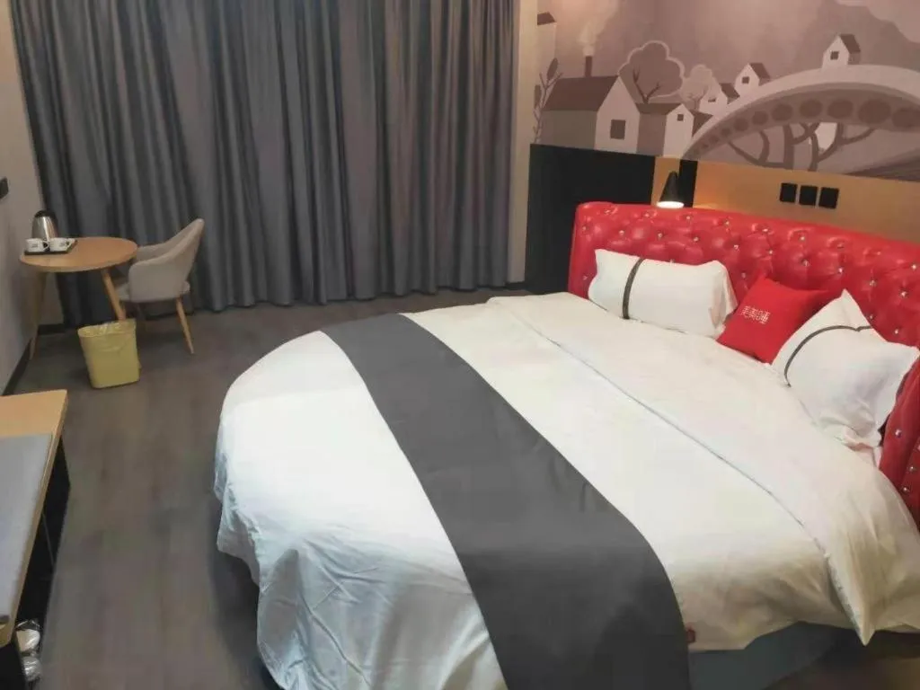 Bed in Thank Inn Jiangxi Nanchang Anyi County Fenghuangshan Industrial Park
