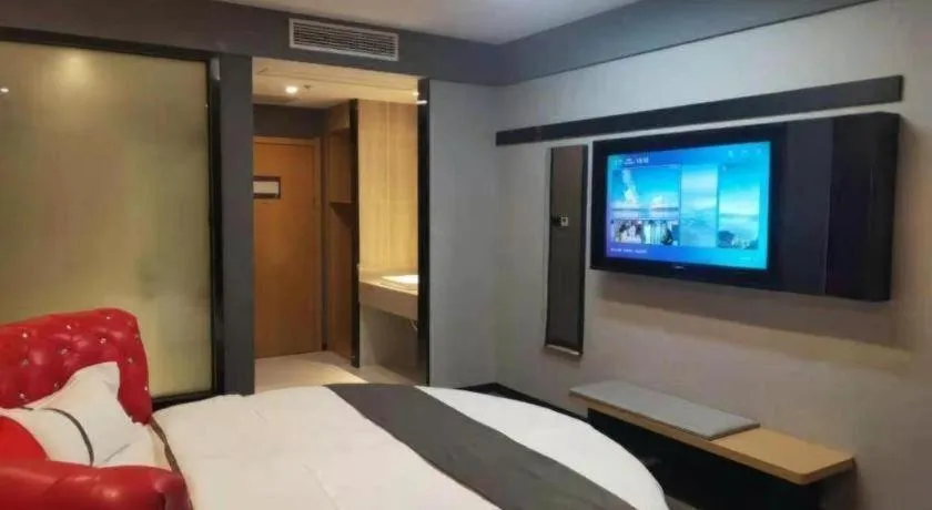 Bed in Thank Inn Jiangxi Nanchang Anyi County Fenghuangshan Industrial Park