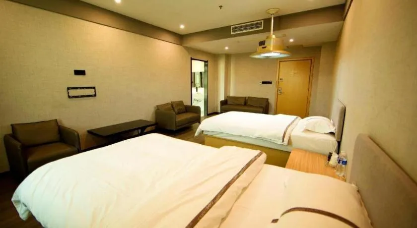 Bed in Thank Inn Jiangxi Nanchang Anyi County Fenghuangshan Industrial Park
