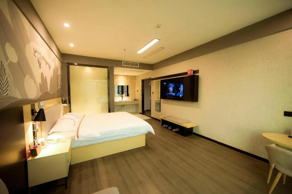 Bed in Thank Inn Jiangxi Nanchang Anyi County Fenghuangshan Industrial Park