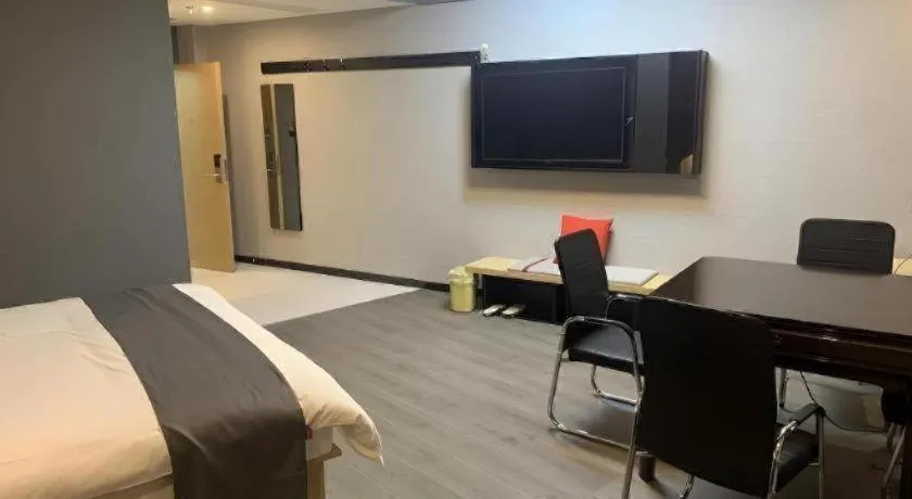 Bed in Thank Inn Jiangxi Nanchang Anyi County Fenghuangshan Industrial Park