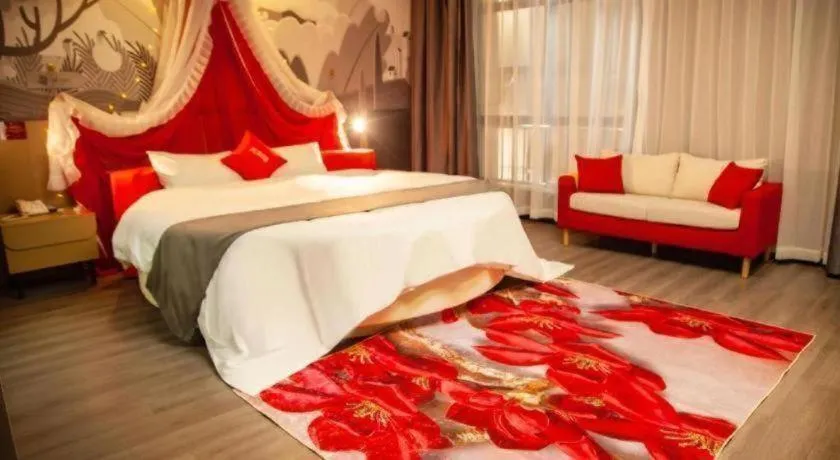 Bed in Thank Inn Guizhou Bijie Qianxi County High-Speed Railway Station