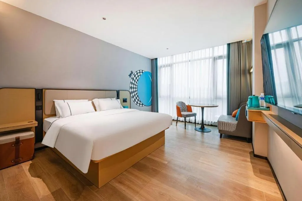 Bed in City Comfort Inn Yunfu Xinxing Juncheng Plaza