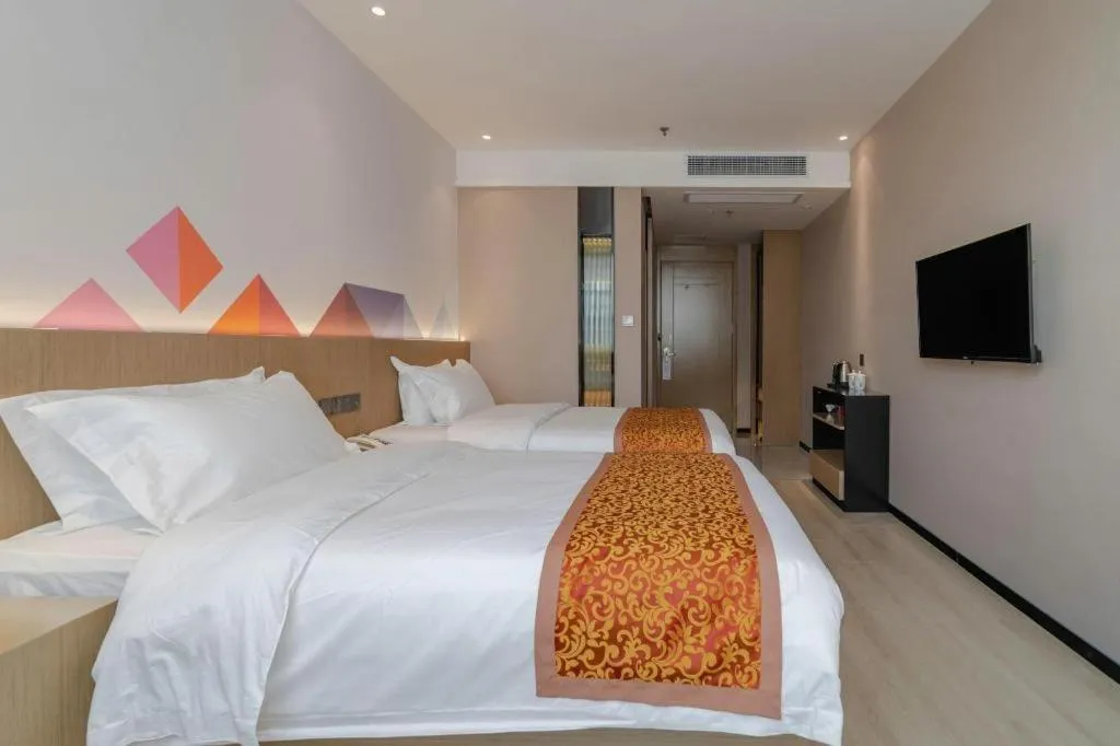 Bed in Borrman Hotel Hefei Yaohai Wanda Linquan East Road