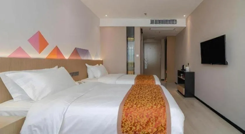 Bed in Borrman Hotel Hefei Yaohai Wanda Linquan East Road