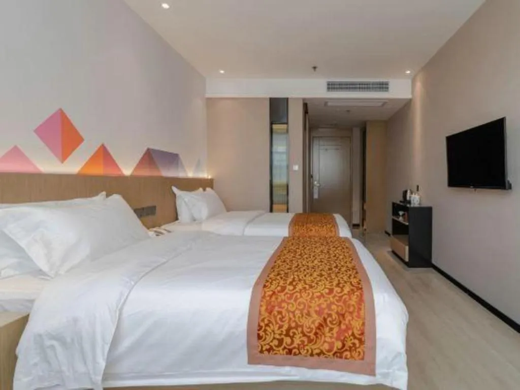 Bed in Borrman Hotel Hefei Yaohai Wanda Linquan East Road