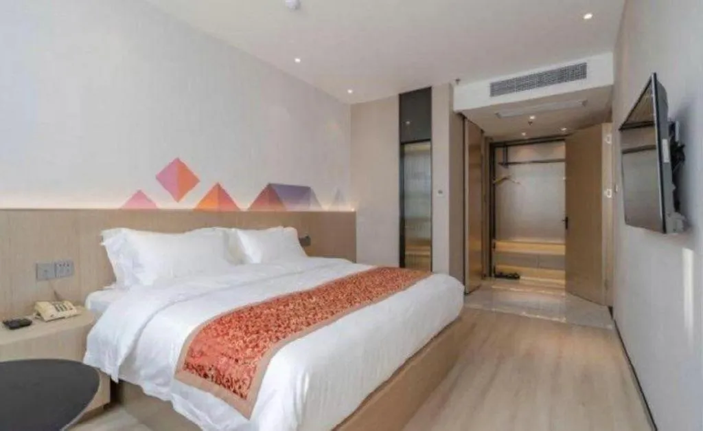 Bed in Borrman Hotel Hefei Yaohai Wanda Linquan East Road