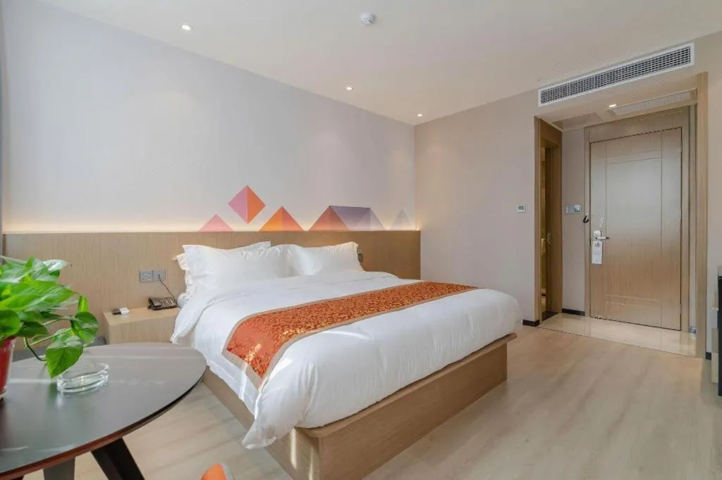 Bed in Borrman Hotel Hefei Yaohai Wanda Linquan East Road