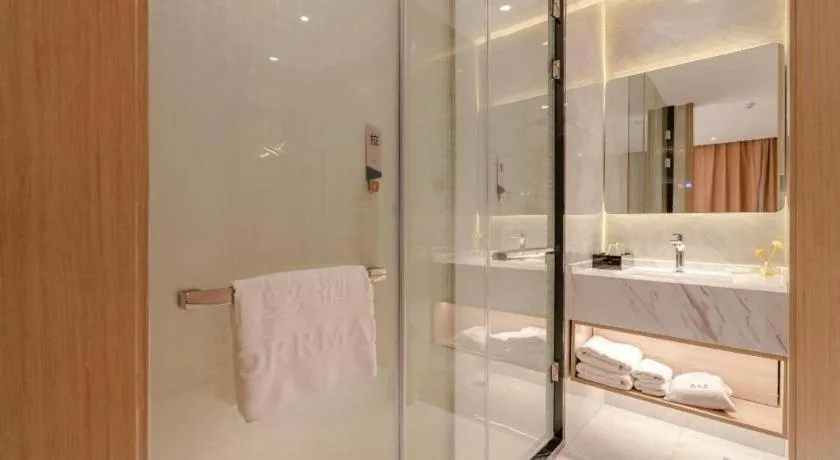 Bed in Borrman Hotel Hefei Yaohai Wanda Linquan East Road