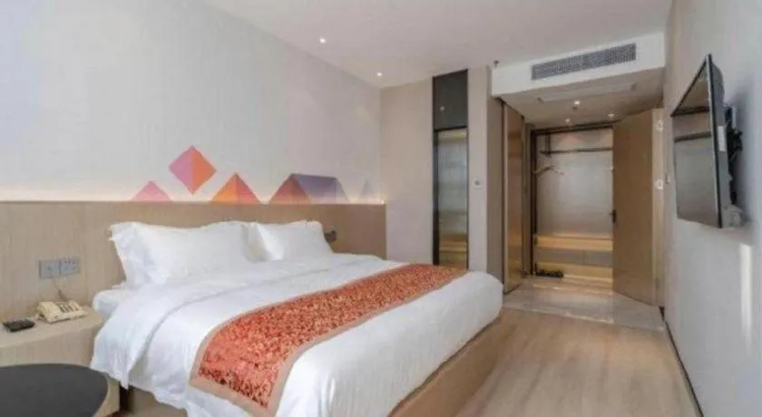 Bed in Borrman Hotel Hefei Yaohai Wanda Linquan East Road