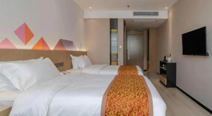 Bed in Borrman Hotel Hefei Yaohai Wanda Linquan East Road