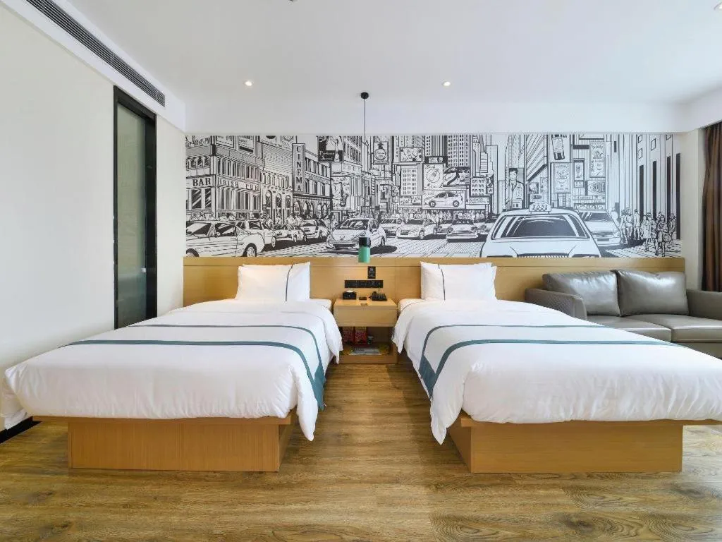 Bed in City Comfort Inn Hantianhe Airport Hengdian Street