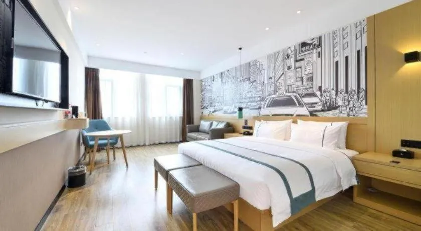 Bed in City Comfort Inn Hantianhe Airport Hengdian Street