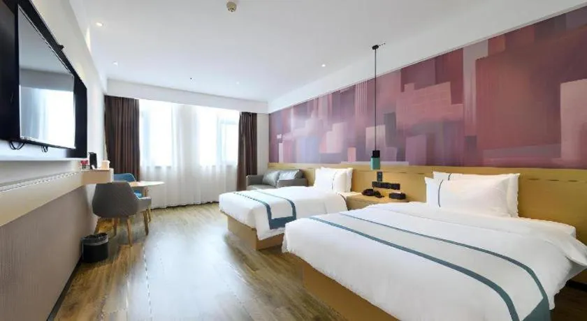 Bed in City Comfort Inn Hantianhe Airport Hengdian Street