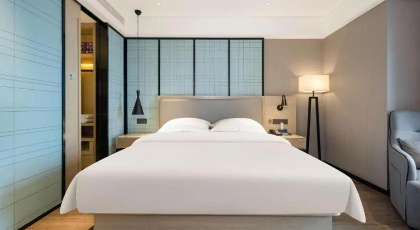 Bed in Echarm Hotel Nanning the MixC Dongmeng Business District