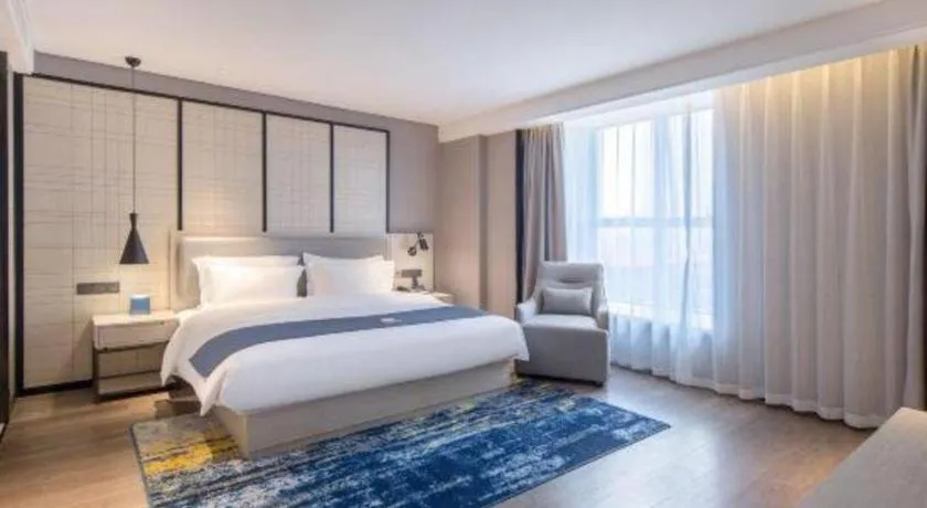 Bed in Echarm Hotel Nanning the MixC Dongmeng Business District