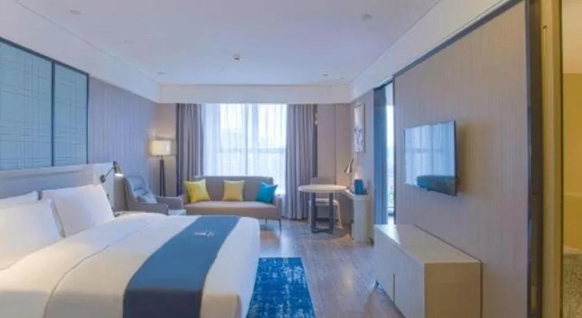 Bed in Echarm Hotel Nanning the MixC Dongmeng Business District