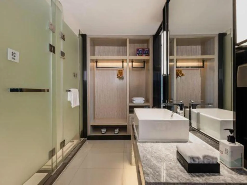 Bed in Echarm Hotel Nanning the MixC Dongmeng Business District