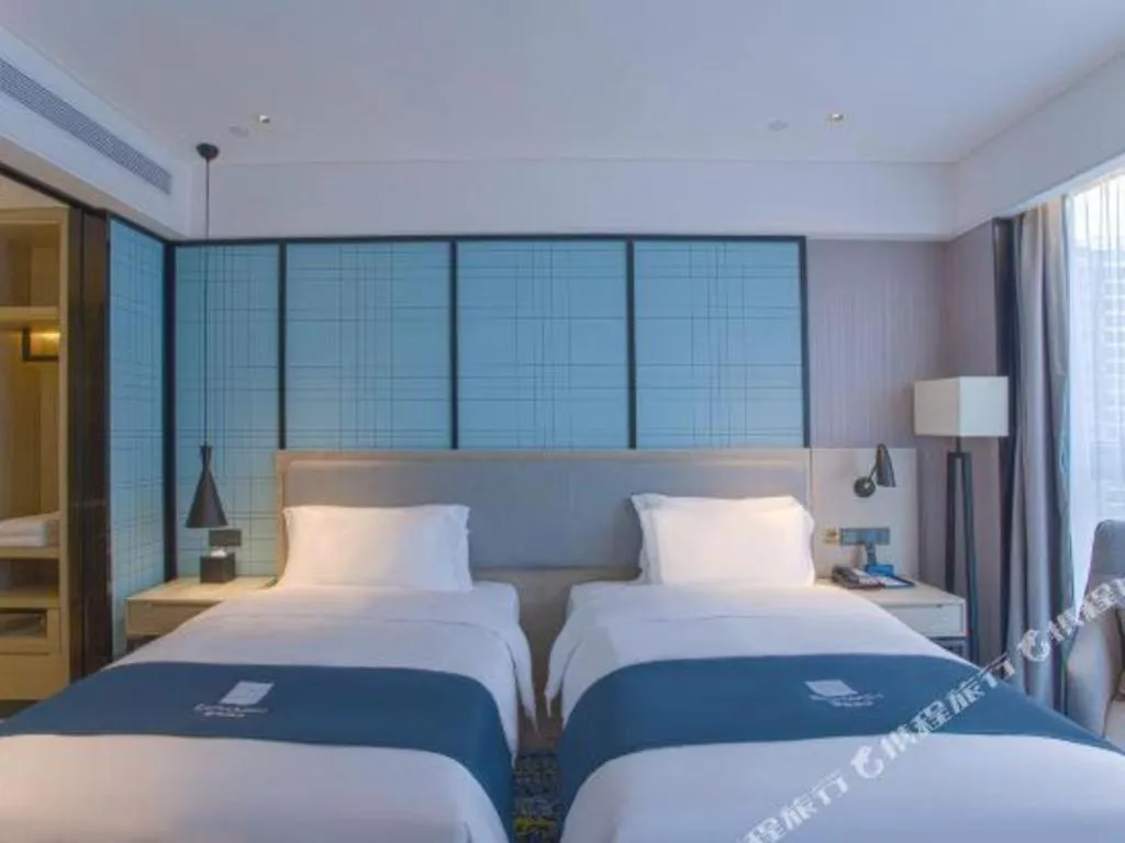 Bed in Echarm Hotel Nanning the MixC Dongmeng Business District