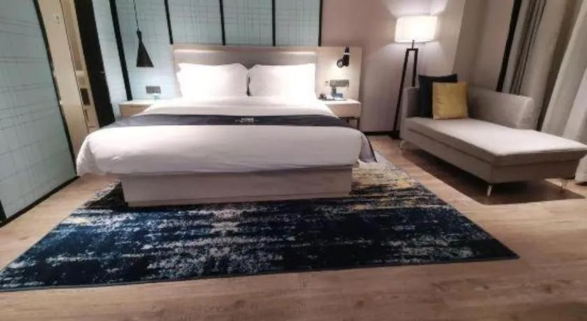 Bed in Echarm Hotel Nanning the MixC Dongmeng Business District