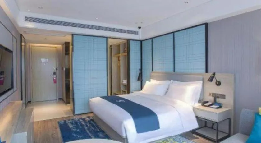 Bed in Echarm Hotel Nanning the MixC Dongmeng Business District