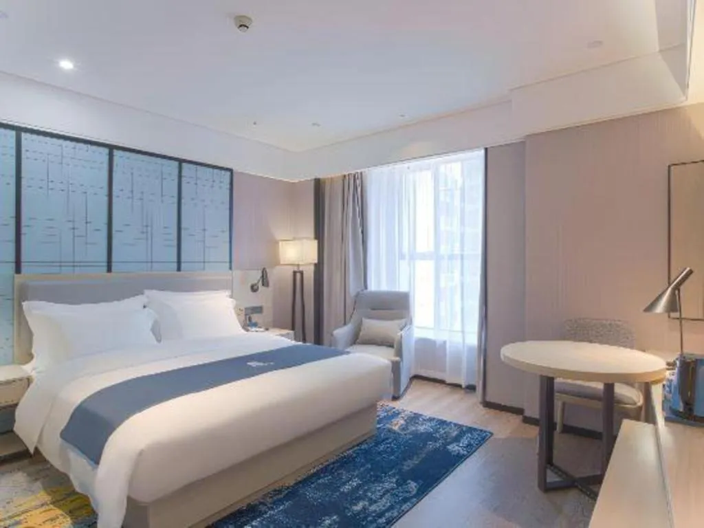 Bed in Echarm Hotel Nanning the MixC Dongmeng Business District