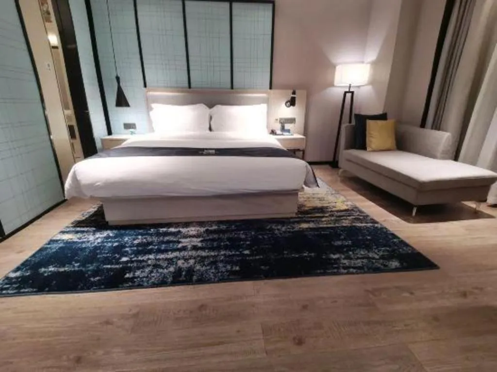 Bed in Echarm Hotel Nanning the MixC Dongmeng Business District