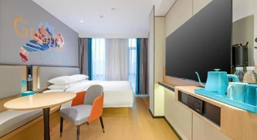 Bed in City Comfort Inn Qingyuan Longtang Light Rail Changlong