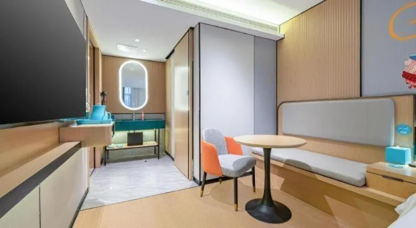 Bed in City Comfort Inn Qingyuan Longtang Light Rail Changlong