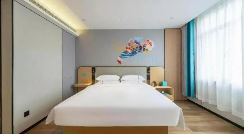 Bed in City Comfort Inn Qingyuan Longtang Light Rail Changlong