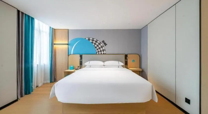 Bed in City Comfort Inn Qingyuan Longtang Light Rail Changlong