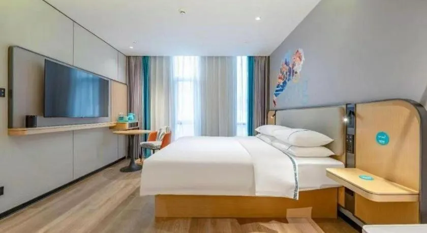 Bed in City Comfort Inn Qingyuan Longtang Light Rail Changlong