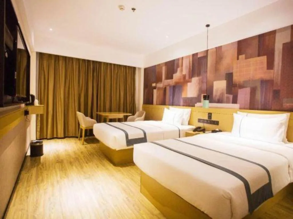Bed in City Comfort Inn Qingyuan Longtang Light Rail Changlong