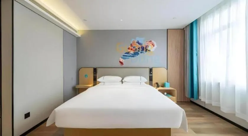 Bed in City Comfort Inn Qingyuan Longtang Light Rail Changlong