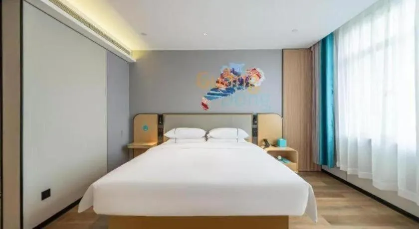 Bed in City Comfort Inn Qingyuan Longtang Light Rail Changlong