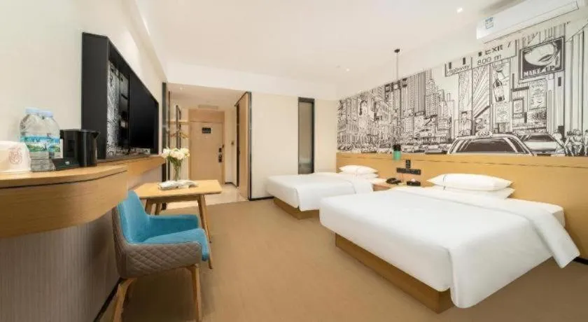 Bed in City Comfort Inn Nanning Huanan City