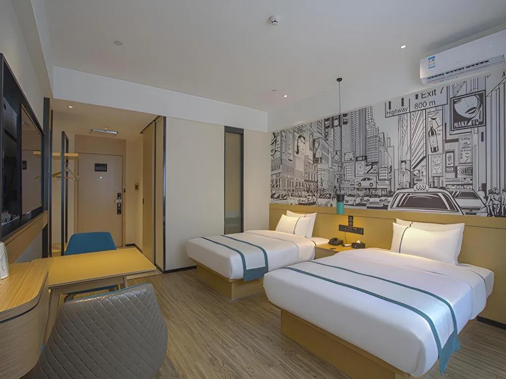 Bed in City Comfort Inn Nanning Huanan City