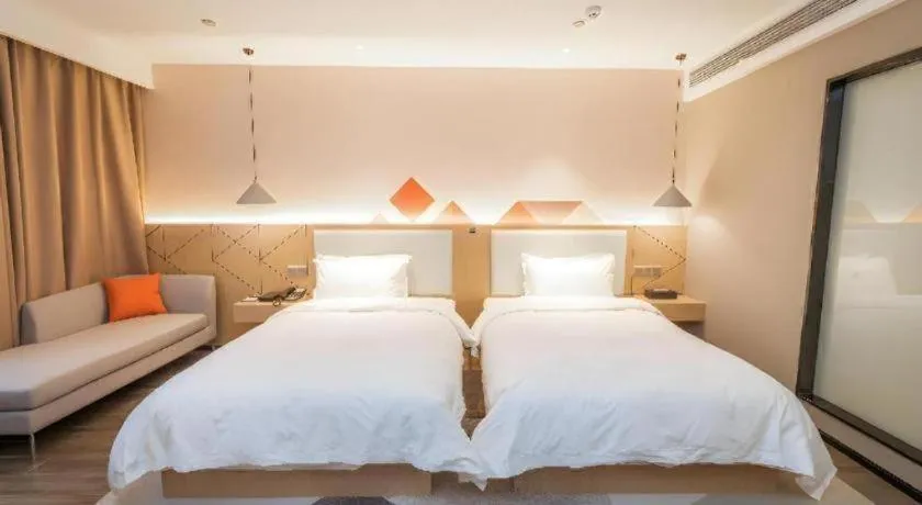 Bed in Borrman Hotel Yongzhou High Speed Railway Station