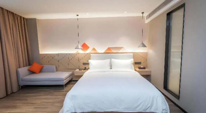 Bed in Borrman Hotel Yongzhou High Speed Railway Station