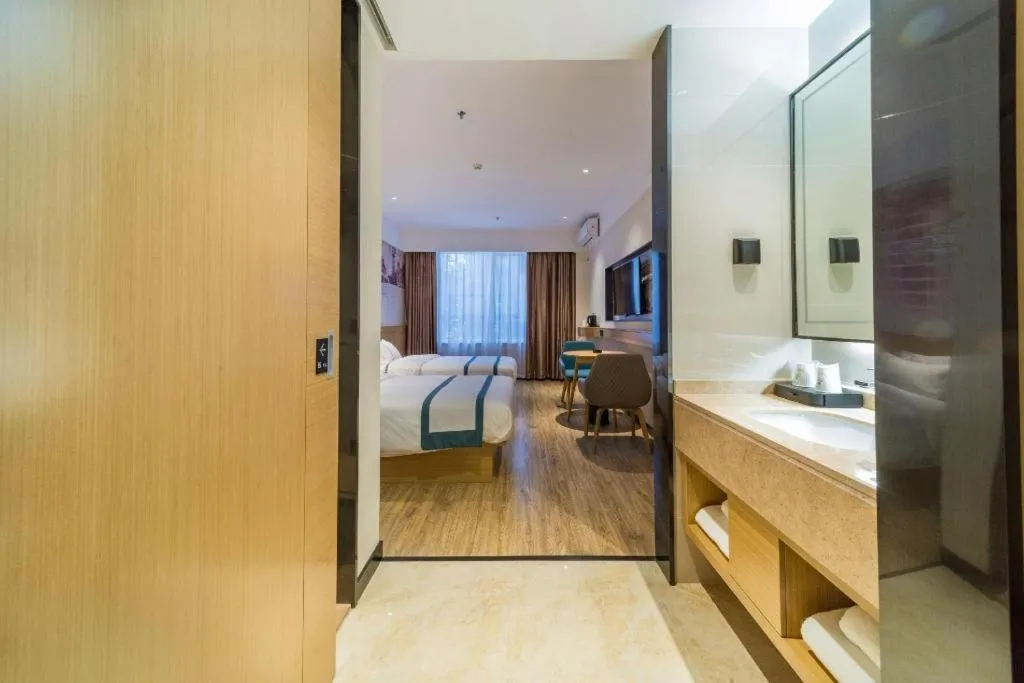 Bed in City Comfort Inn Qingyuan Yingde Heping North Road