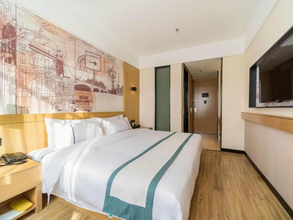 Bed in City Comfort Inn Qingyuan Yingde Heping North Road