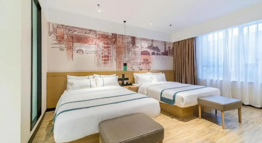 Bed in City Comfort Inn Qingyuan Yingde Heping North Road