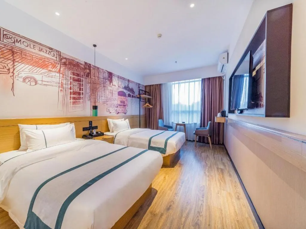 Bed in City Comfort Inn Qingyuan Yingde Heping North Road