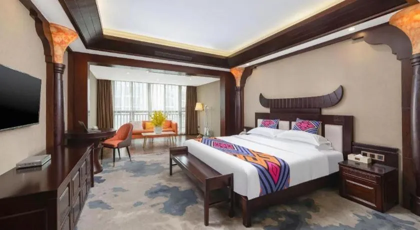 Bed in Immersing Hotels& Resort Guilin International Trade Exhibition Center