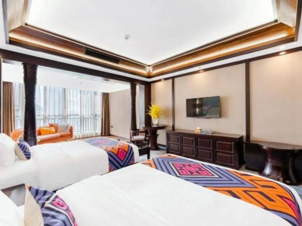 Bed in Immersing Hotels& Resort Guilin International Trade Exhibition Center