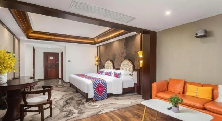Bed in Immersing Hotels& Resort Guilin International Trade Exhibition Center