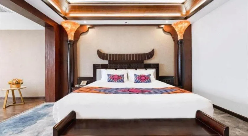 Bed in Immersing Hotels& Resort Guilin International Trade Exhibition Center