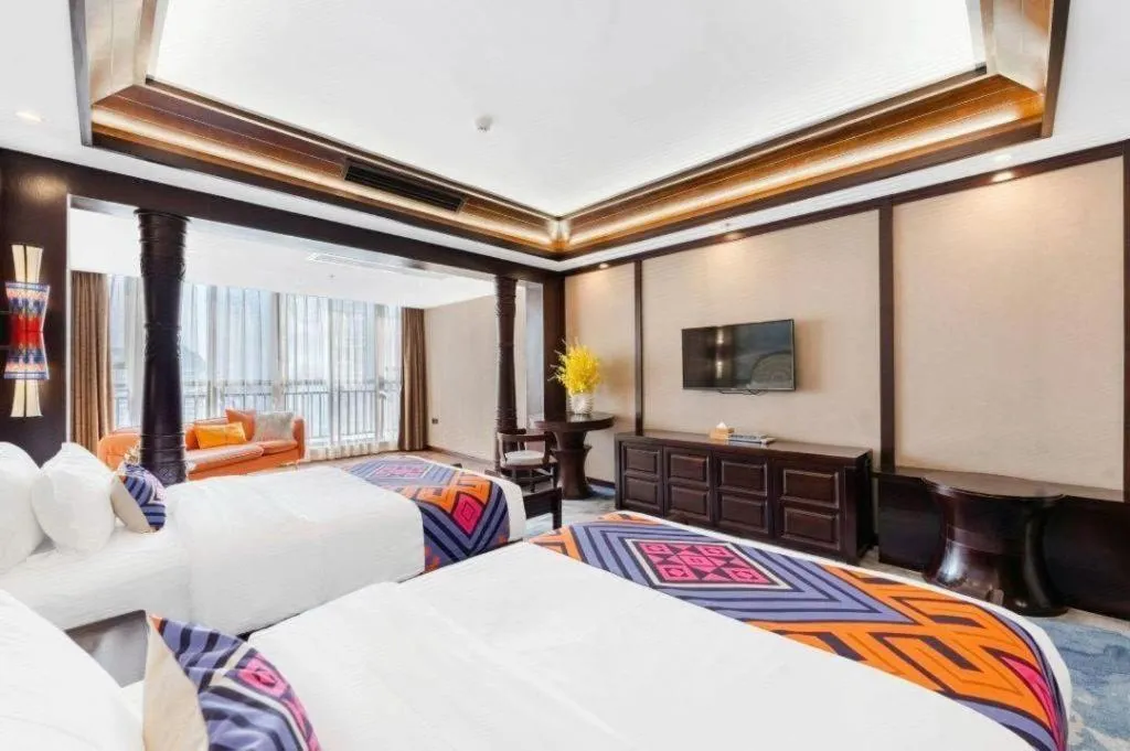 Bed in Immersing Hotels& Resort Guilin International Trade Exhibition Center
